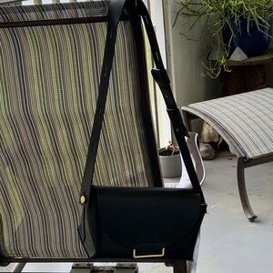 Black All Saints leather sold out Crossbody Bag